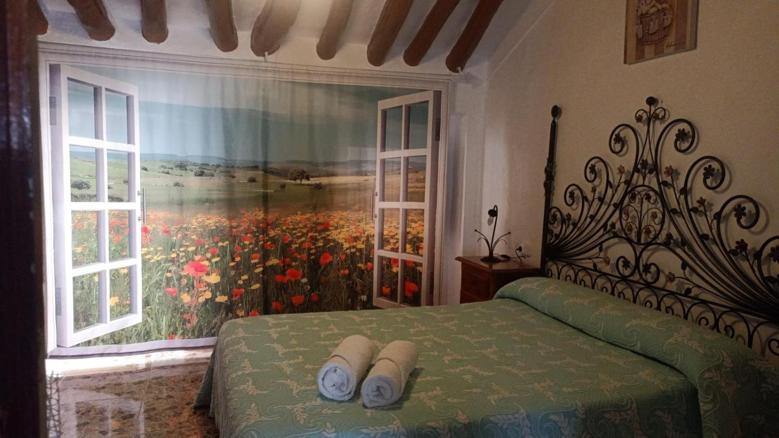 Apartamento Casa Con Vistas Al Campo Y Cocina Con Terraza Villanueva de San Juan Buitenkant foto